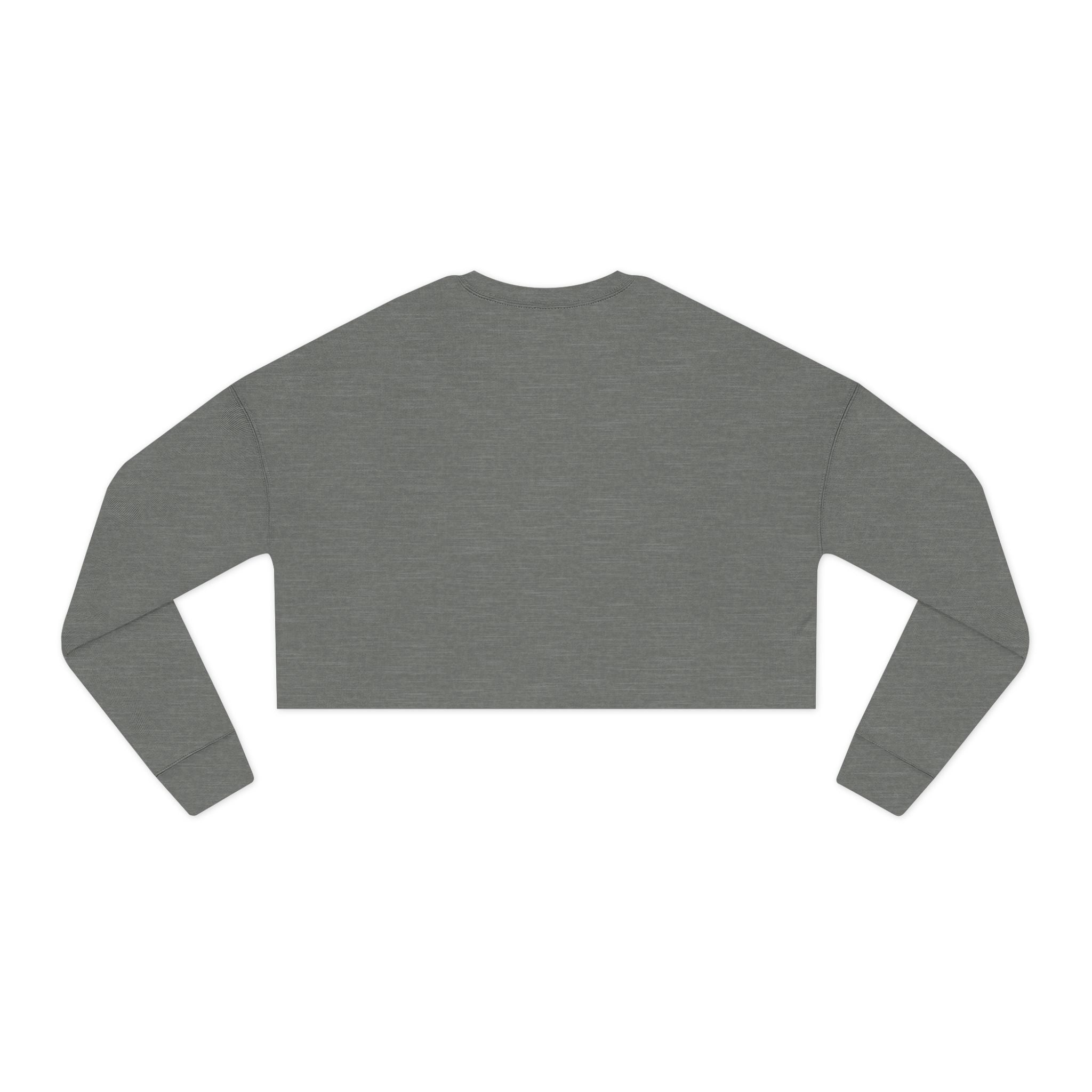 Women's Cropped Sweatshirt — Minimal Gold Infinity Logo, Casual Everyday Crop